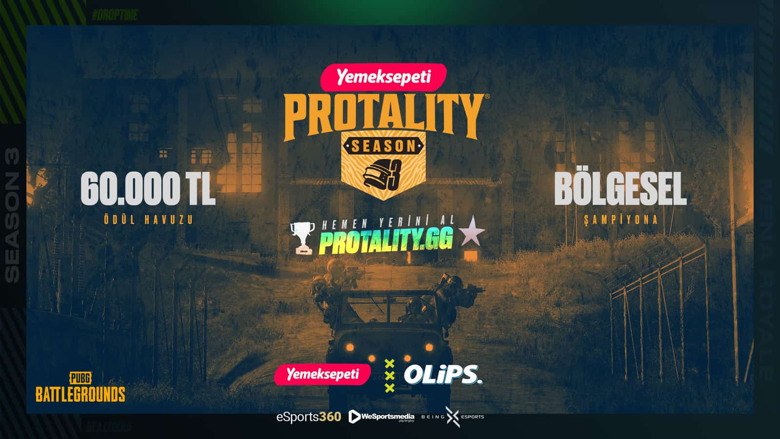 Protality PUBG 3. Sezon