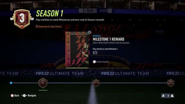 FIFA 22 FUT Division Rivals Ödülleri