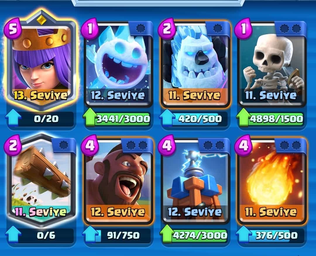 Clash Royale Yeni Kraliçe Binici Destesi 2022