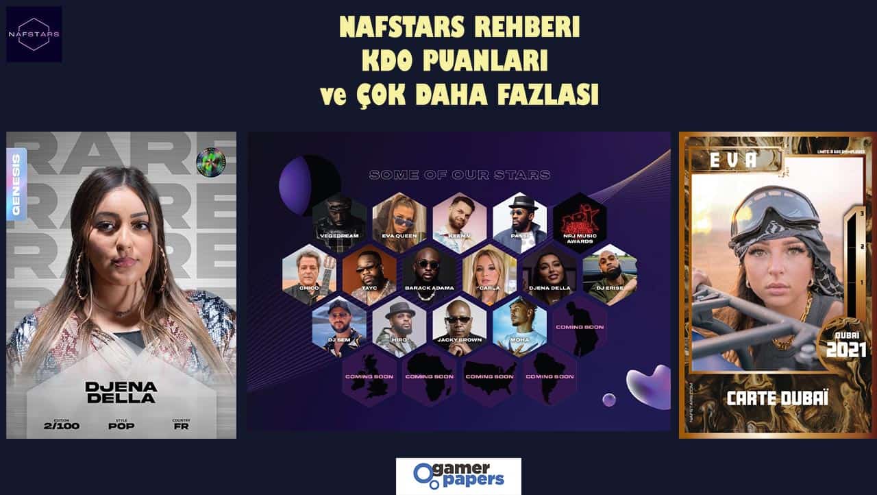Nafstars Rehberi! KDO Puanları Nedir? Ödülleri Neler? Kart Geliştirme