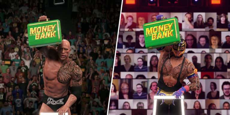 wwe 2k22 ladder match merdiven maçı