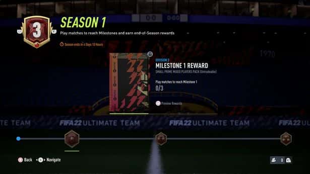 FIFA 22 FUT Division Rivals Ödülleri