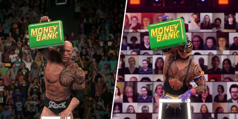 wwe 2k22 ladder match merdiven maçı