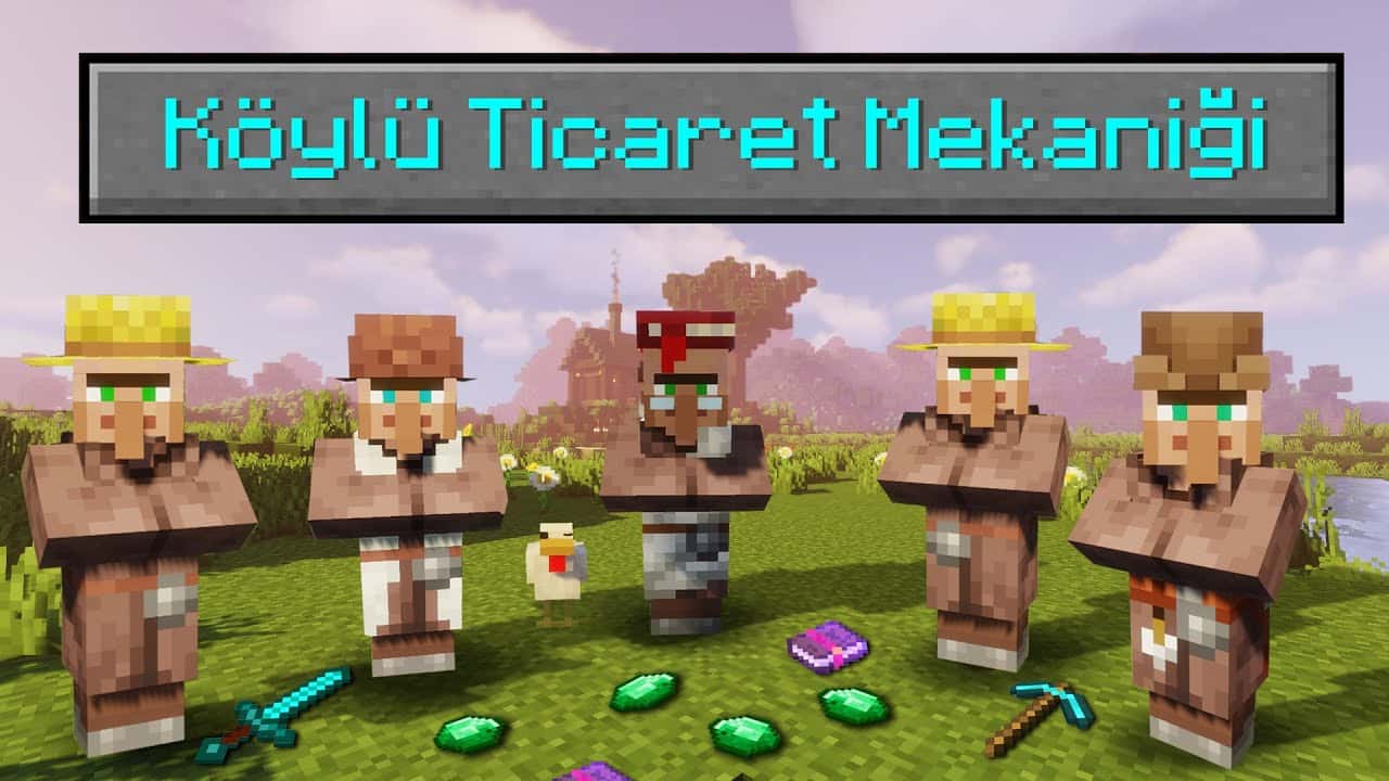 Minecraft Köylü Meslekleri Ve Ticaret
