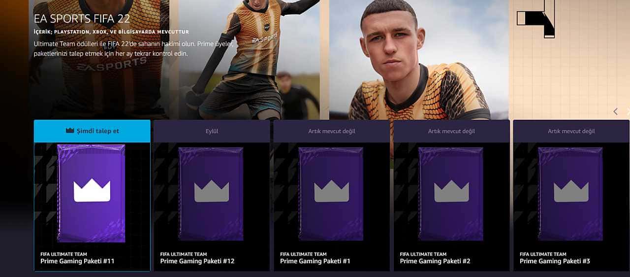 FIFA 22 Prime Gaming Pack #11 Nasıl Alınır?