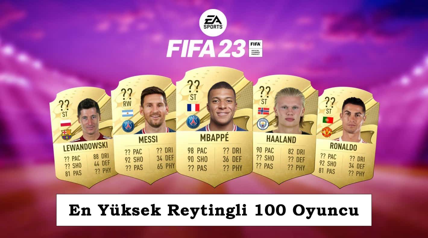 FIFA 23 En Yüksek Reytingli Oyuncular