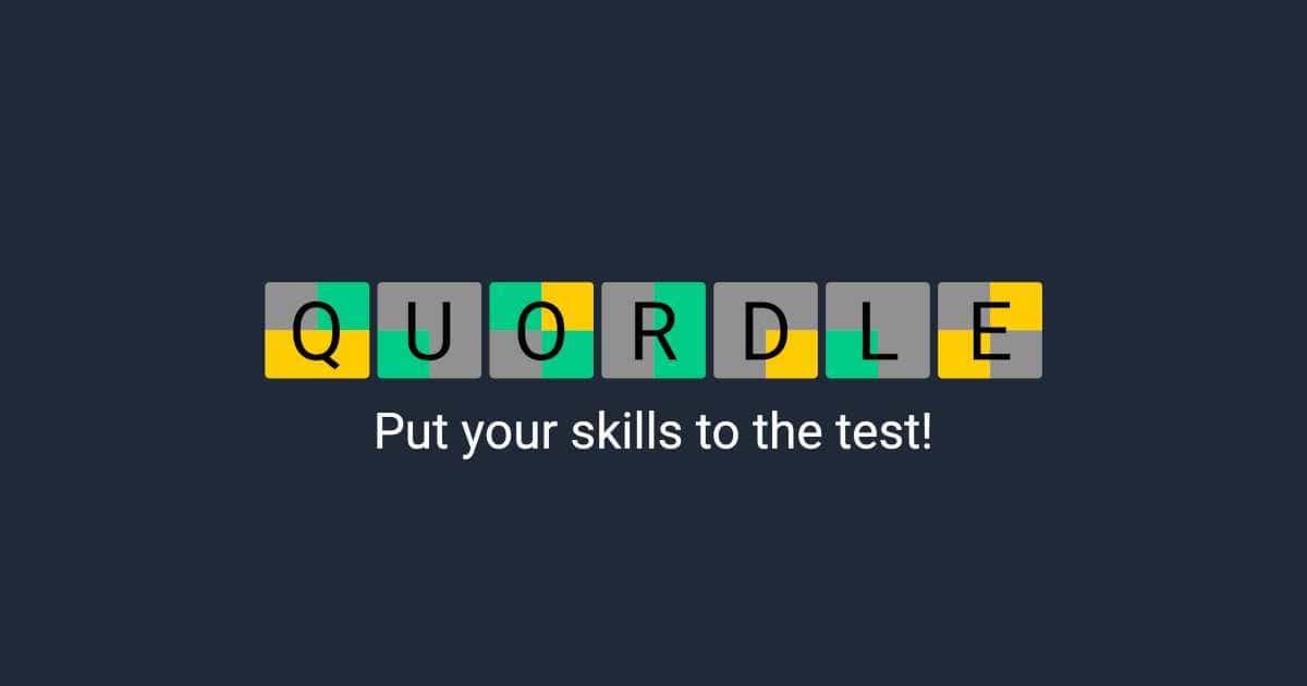 Quordle günün kelimesi