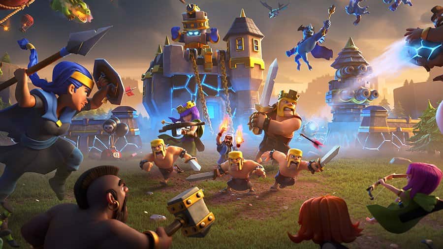 Clash of Clans Belediye Binası 18 güncellemesinde köye saldıran birlikler