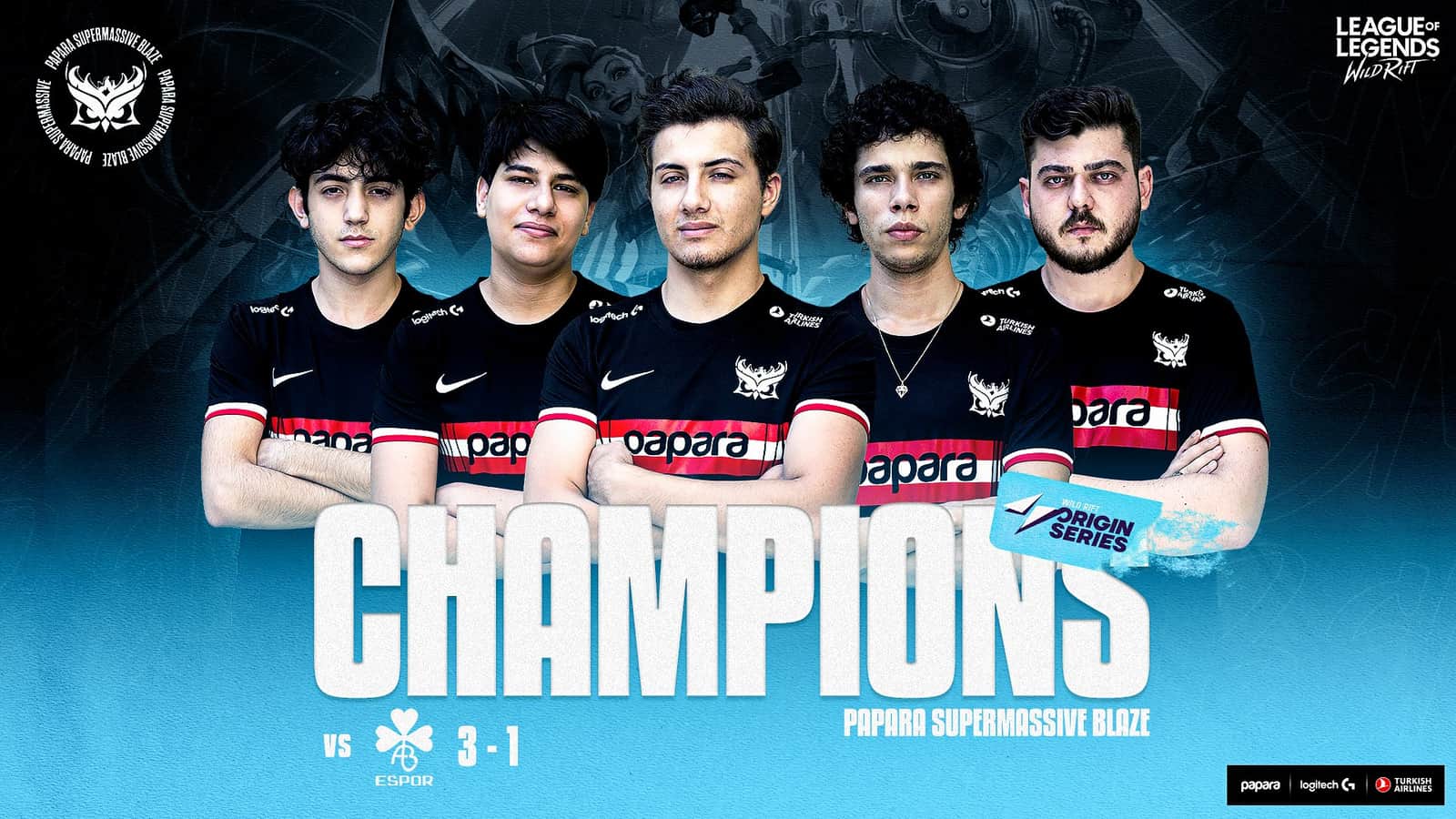 SuperMassive Blaze Wild Rift Turnuvasında Şampiyon Oldu