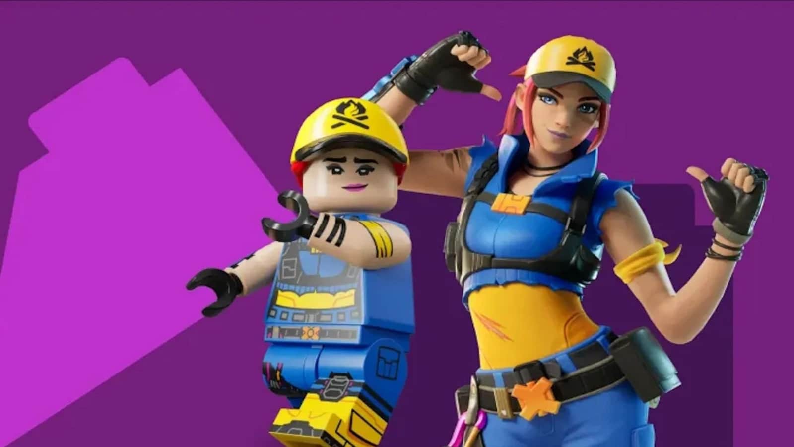 Lego Fortnite'da Bedava Free Skin