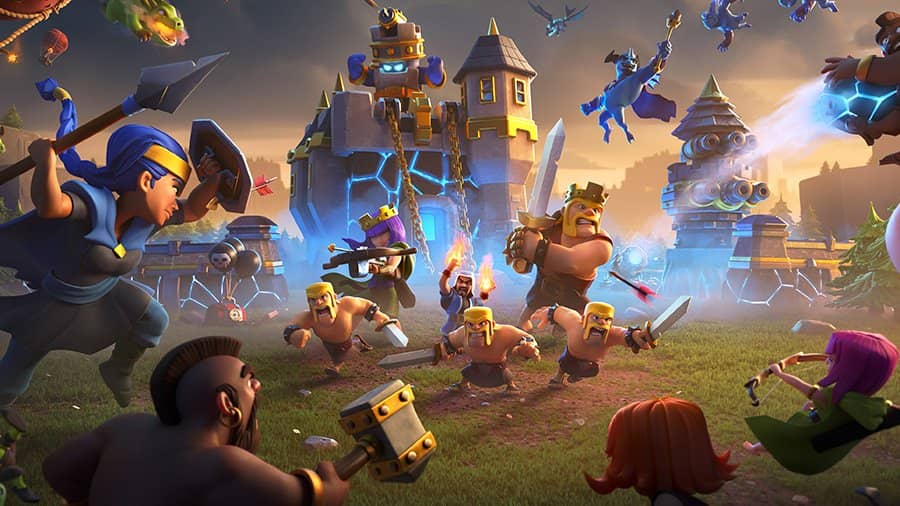 Clash of Clans Belediye Binası 18 güncellemesinde köye saldıran birlikler