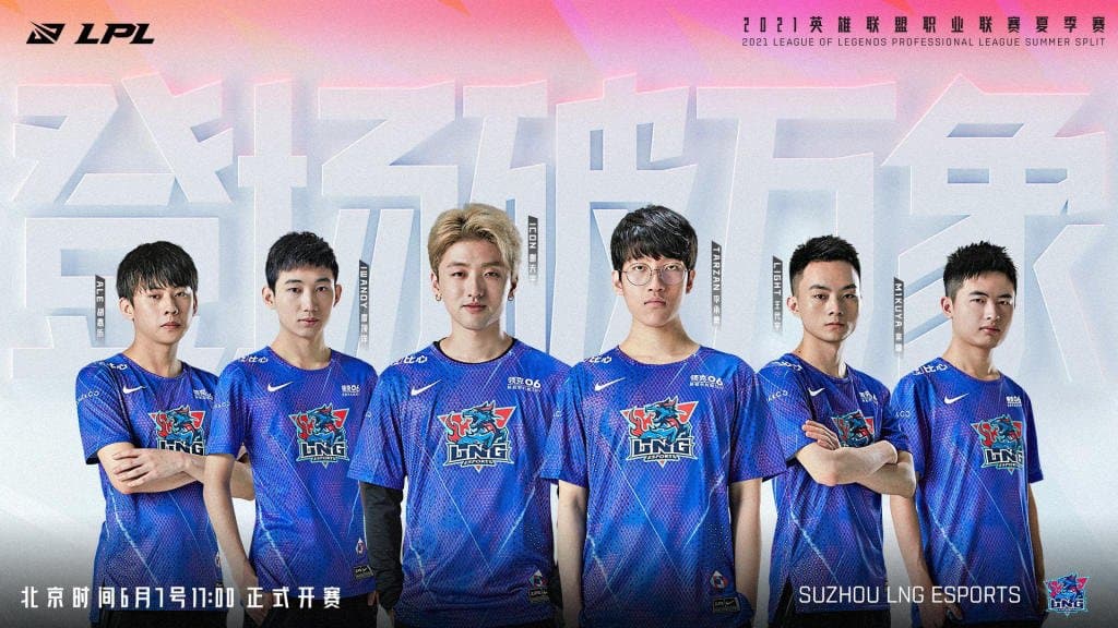 LNG Esports LoL Worlds 2021