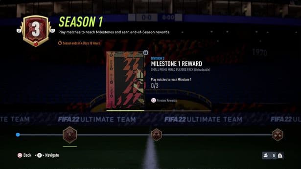 FIFA 22 FUT Division Rivals Ödülleri