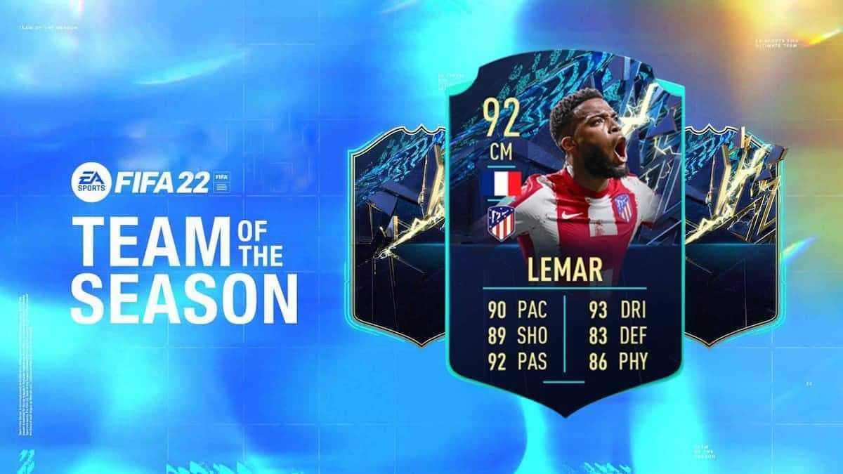 FIFA 22 Thomas Lemar TOTS SBC