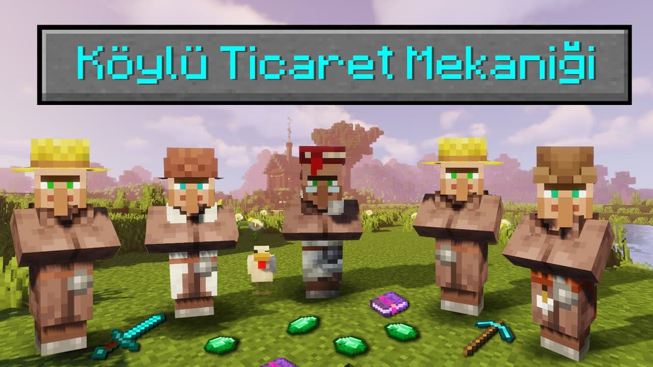 Minecraft Köylü Meslekleri Ve Ticaret