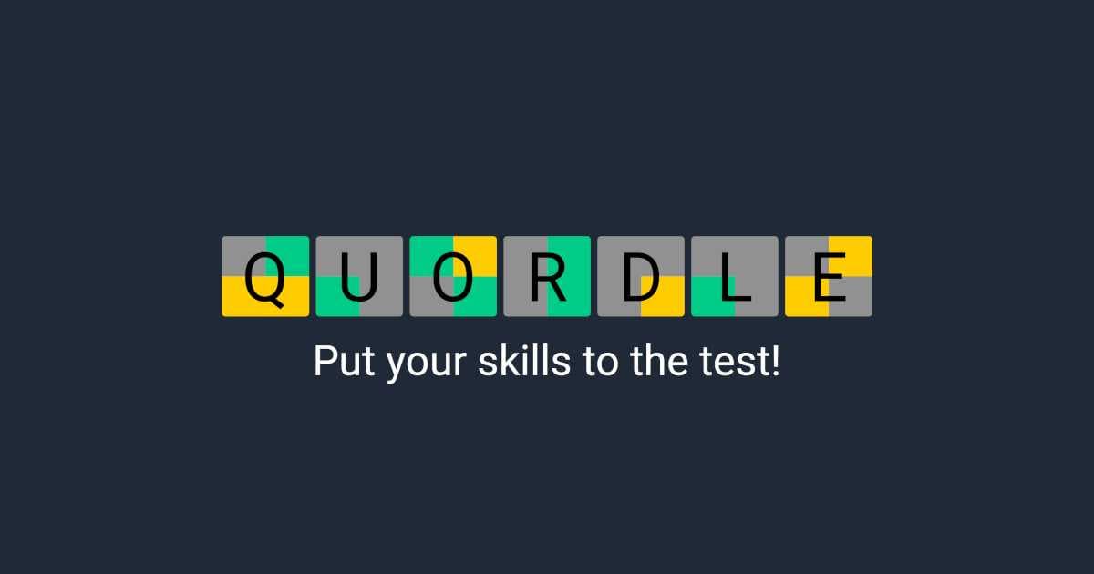 Quordle günün kelimesi