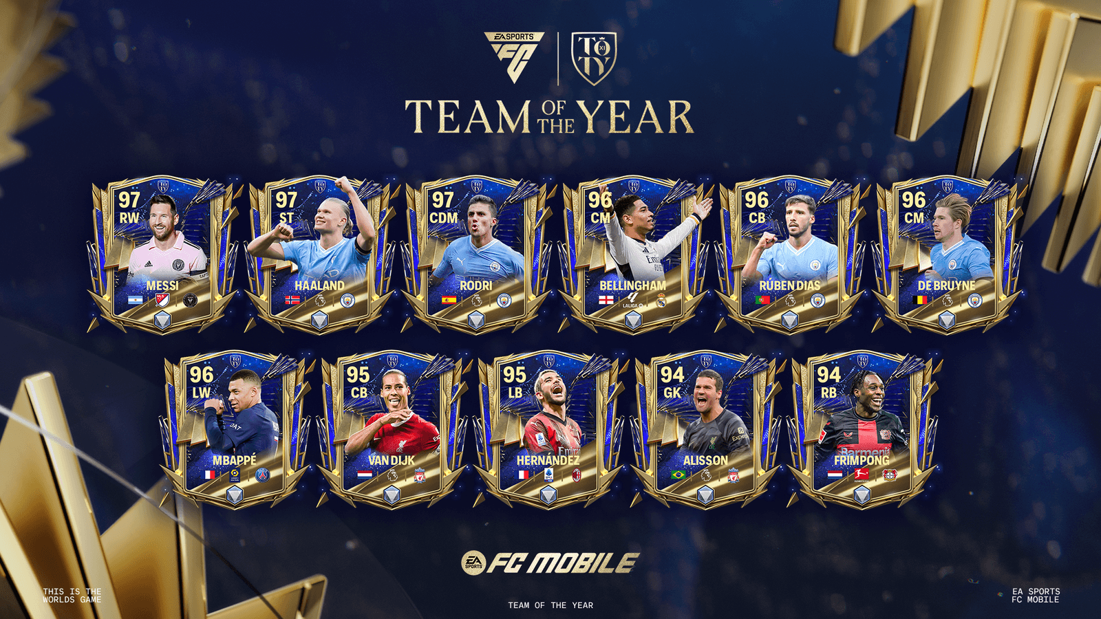 Yılın Takımı EA SPORTS FC Mobile İçin Yayınlandı!