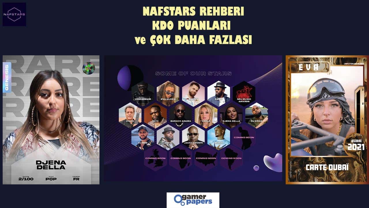 Nafstars Rehberi! KDO Puanları Nedir? Ödülleri Neler? Kart Geliştirme