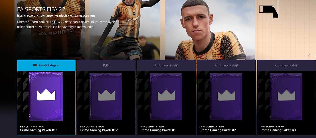 FIFA 22 Prime Gaming Pack #11 Nasıl Alınır?