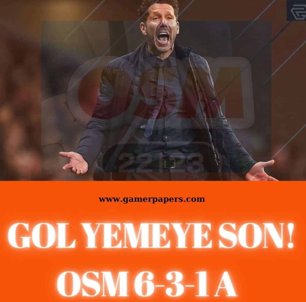 OSM 6-3-1A Taktiği! OSM 23 631 Savunma Taktiği