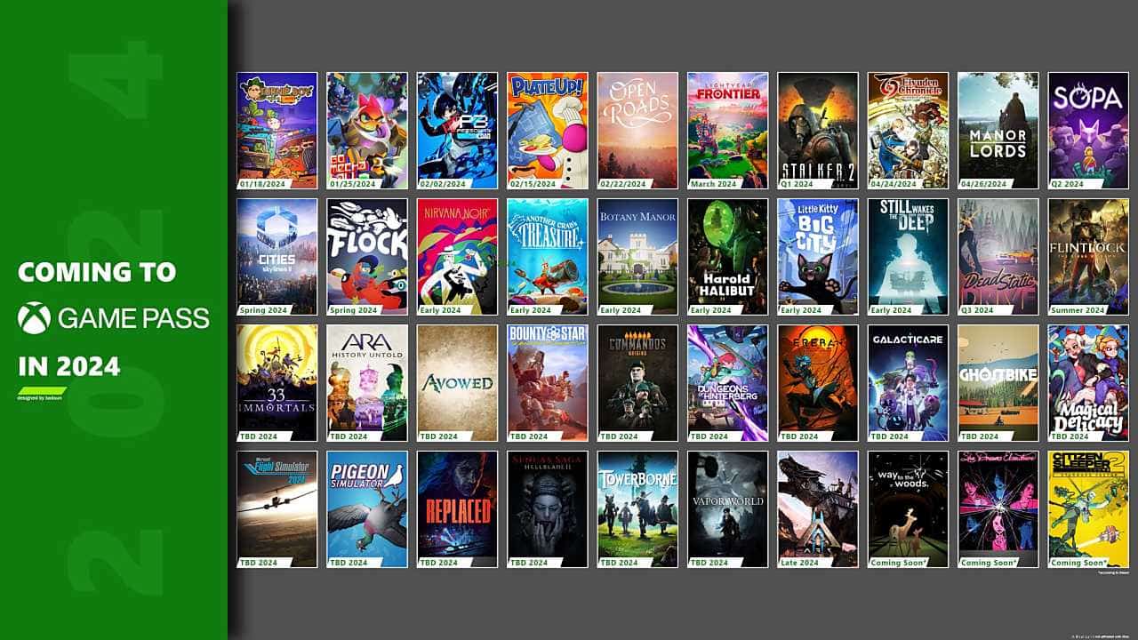 Game Pass Gelecek Oyunlar 2024