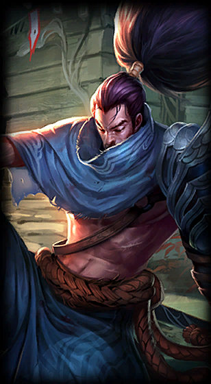 Yasuo League of Legends yükleme ekranı görseli