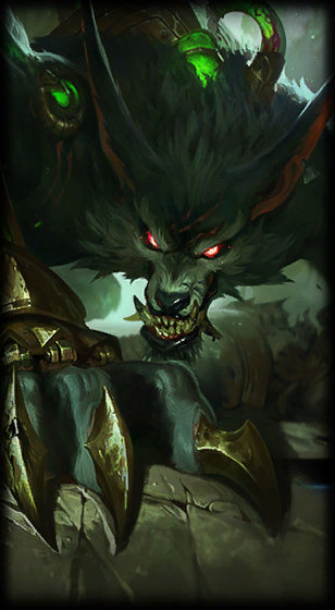 Warwick League of Legends yükleme ekranı görseli