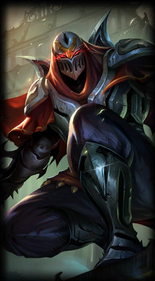 Zed League of Legends yükleme ekranı görseli