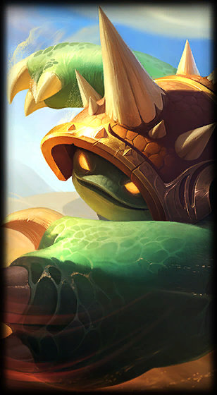 Rammus League of Legends loading screen art