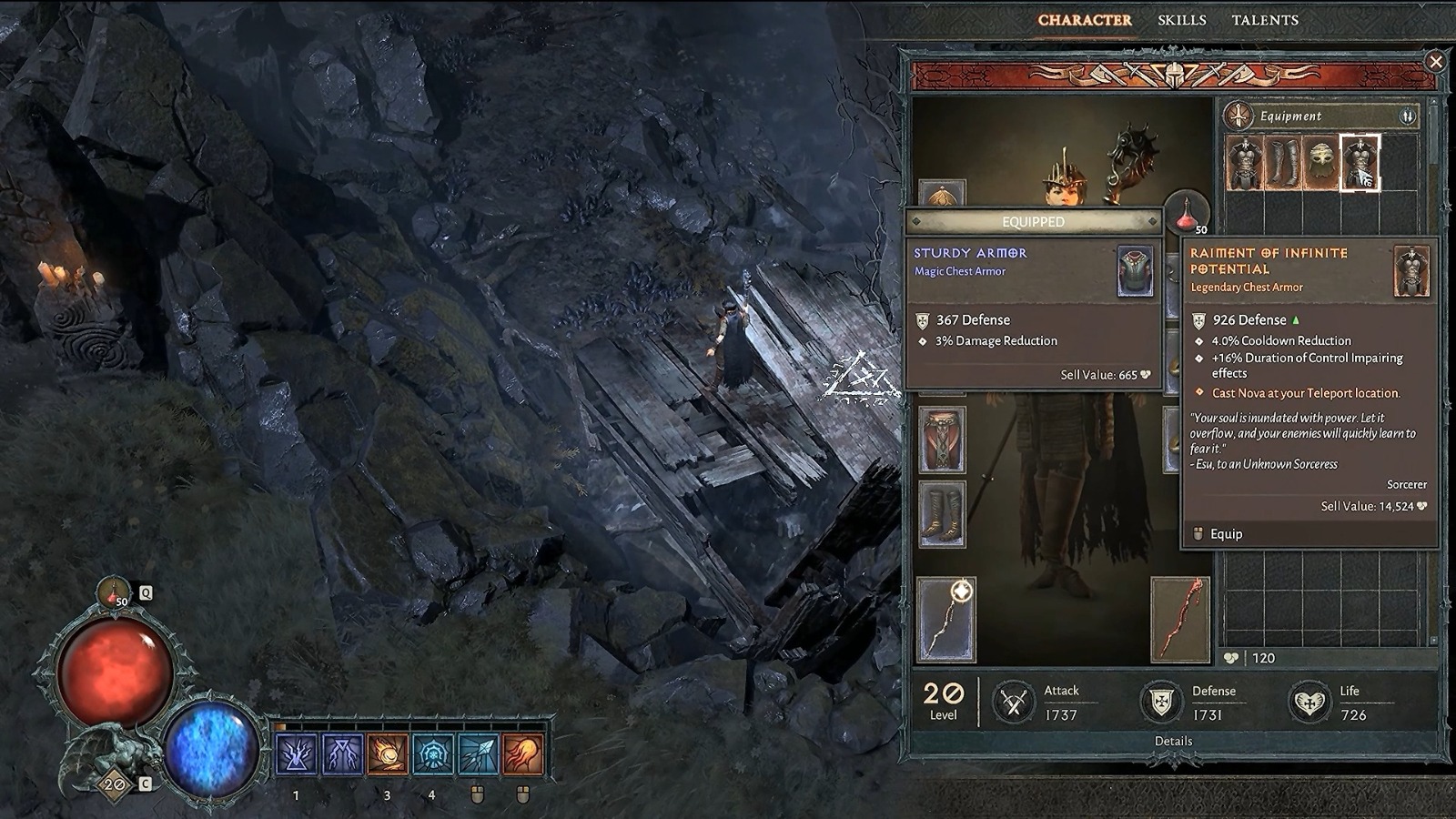 Diablo IV Kullanıcı Arayüzü (UI)