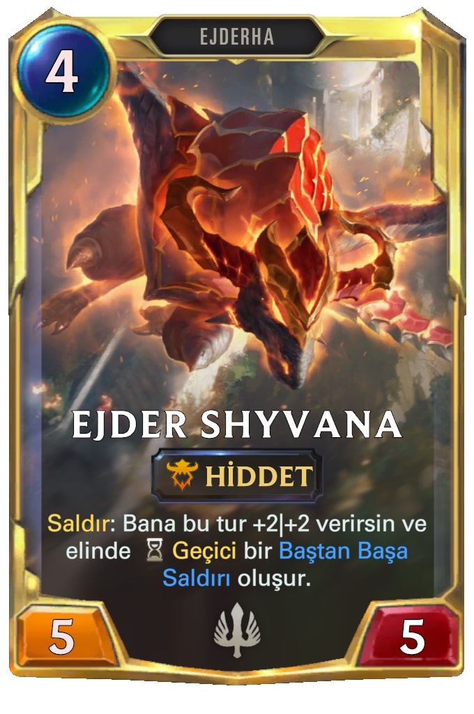 Legends of Runeterra Shyvana Ejder