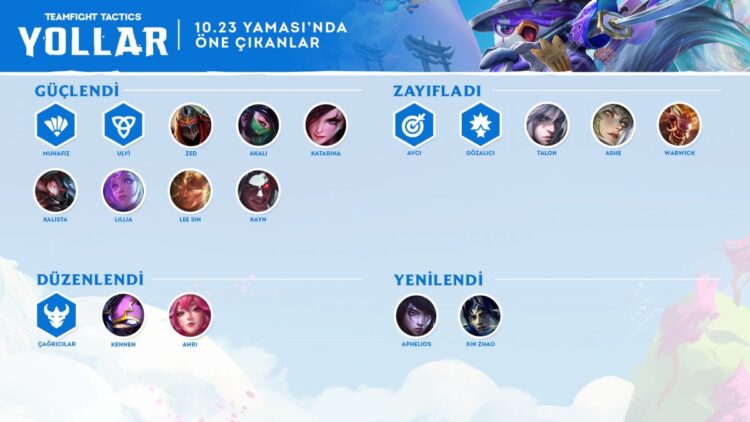 tft 10.23 yama notları