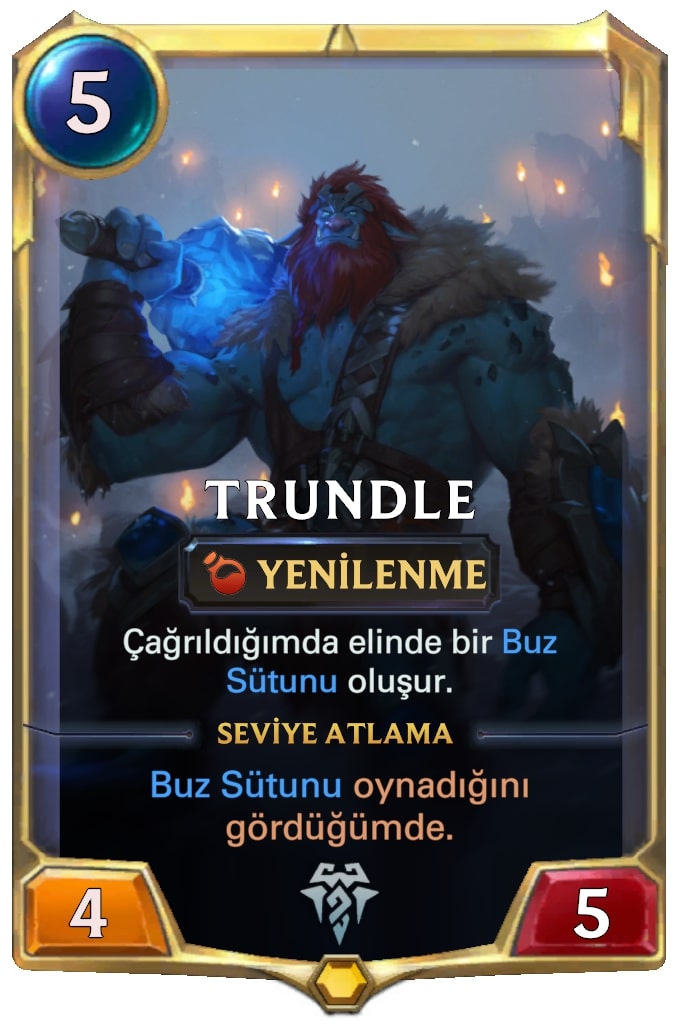 Legends of Runeterra Trundle Yenileme