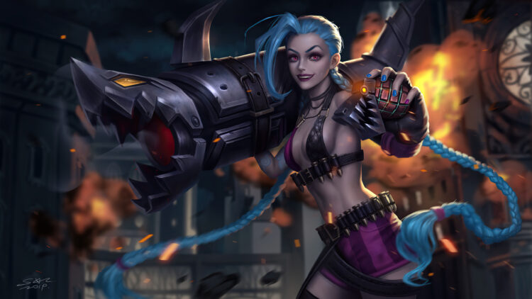 Wild Rift Ejder Koridorunun Azılı Suçlusu Jinx: Build ve Rün