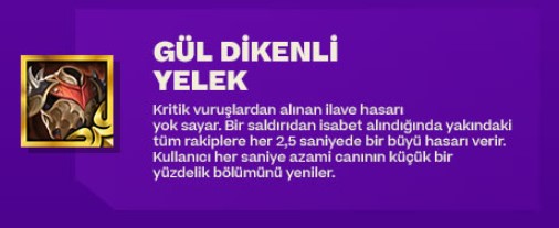 Gül Dikenli Yelek