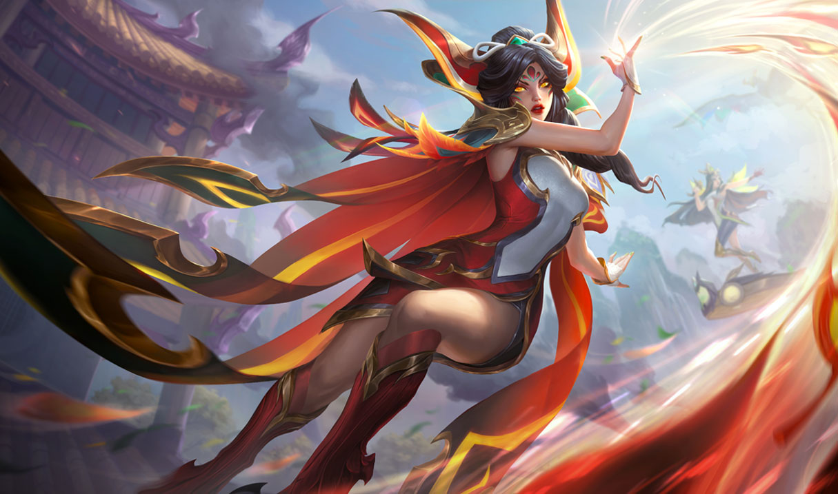 League of Legends Brave Phoenix Xayah