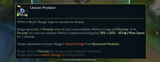 LoL 11.17 Rengar Rework Pasif