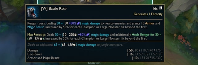 LoL 11.17 Rengar Rework W