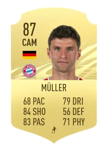 FIFA 22 Thomas Muller Ultimate Team Bundesliga