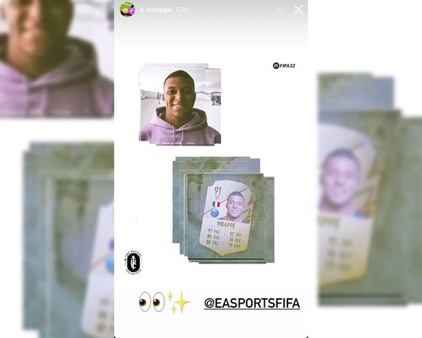 Mbappe kendi instagramından paylaştı