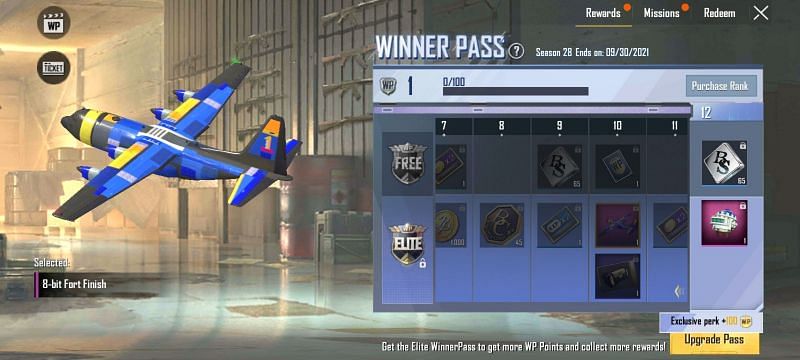 PUBG Mobile Lite Winner Pass Fort Finish