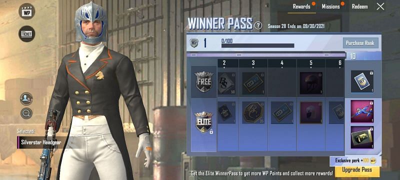 PUBG Mobile Lite Winner Pass Gümüş Başlık