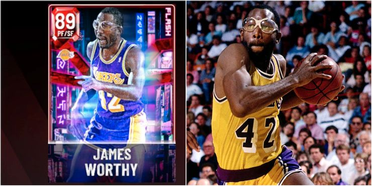 James Worthy Ruby Yakut Kartı NBA 2K22