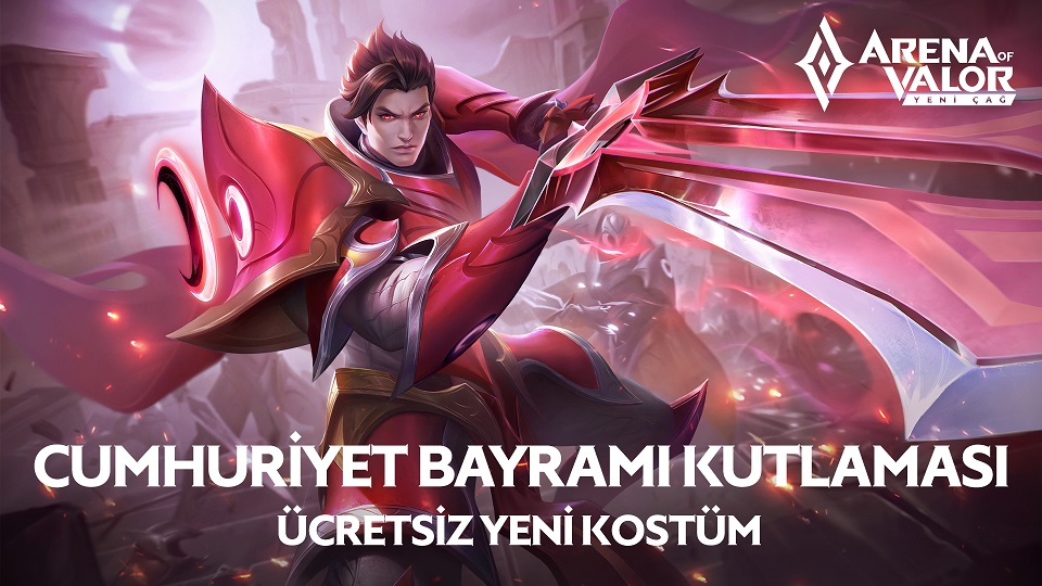 Arena of Valor Cumhuriyet Bayramı Etkinlikleri: Ücretsiz Kostüm