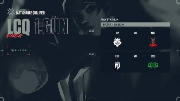 VALORANT Champions Tour 2021: EMEA Last Chance Qualifier