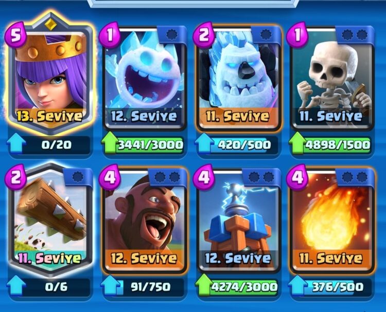 Clash Royale Yeni Kraliçe Binici Destesi 2022