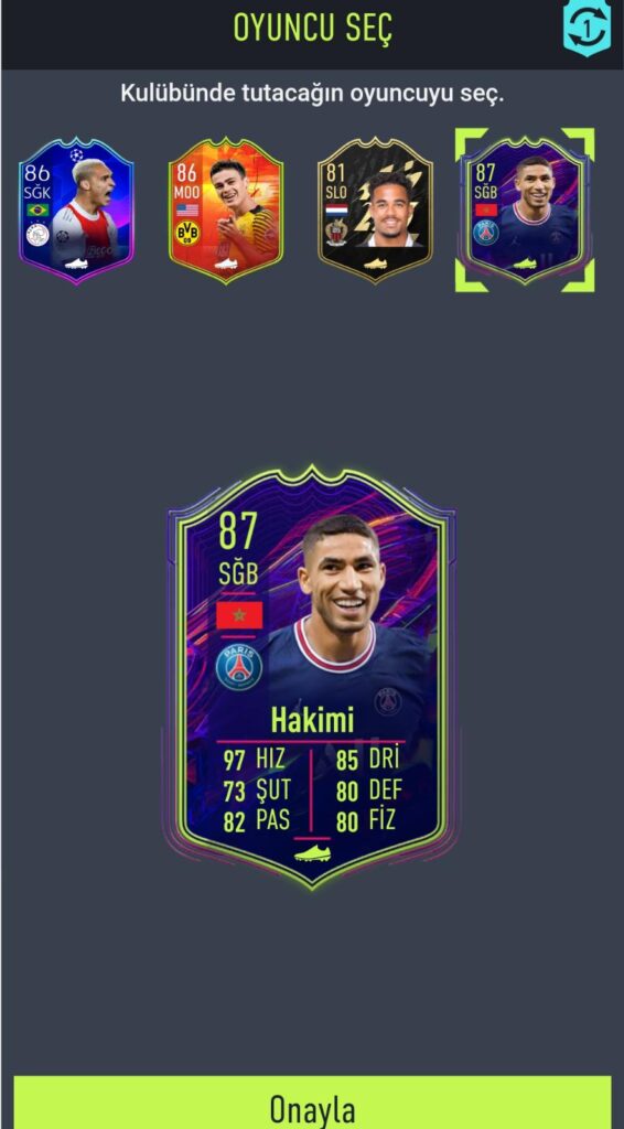 FIFA 22 Geleceğin Yıldızları Buluşması KKG