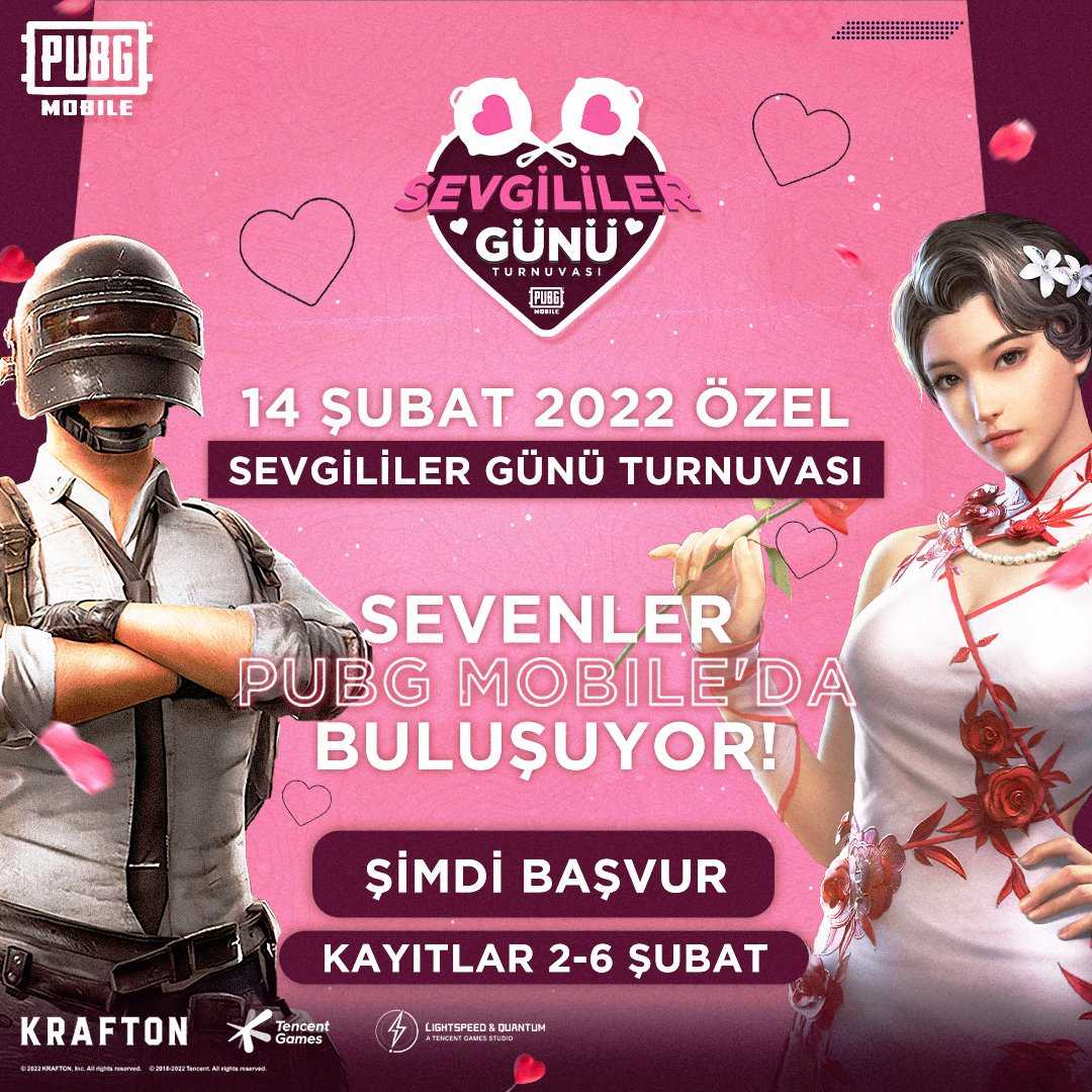 PUBG Mobile 14 Şubat 2022 Sevgililer Günü