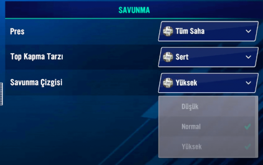 SM22 Fenerbahçe Taktikleri