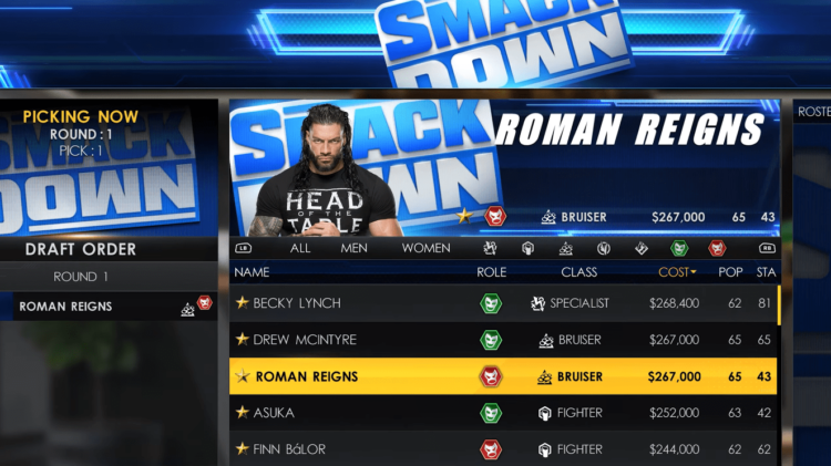 WWE 2K22 mygm rehber